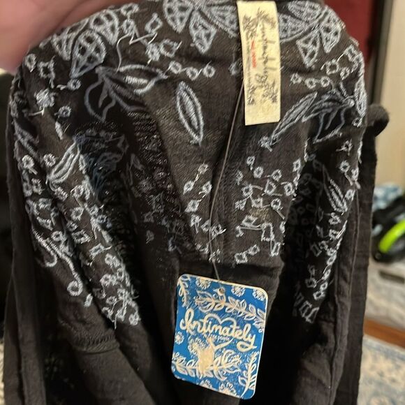 Free People Intimately Free Tulum Cutout Black Embroidered Slip Dress Boho - Picture 14 of 15